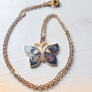 🌼 5 for 25.00 Handmade butterfly 🦋 necklace